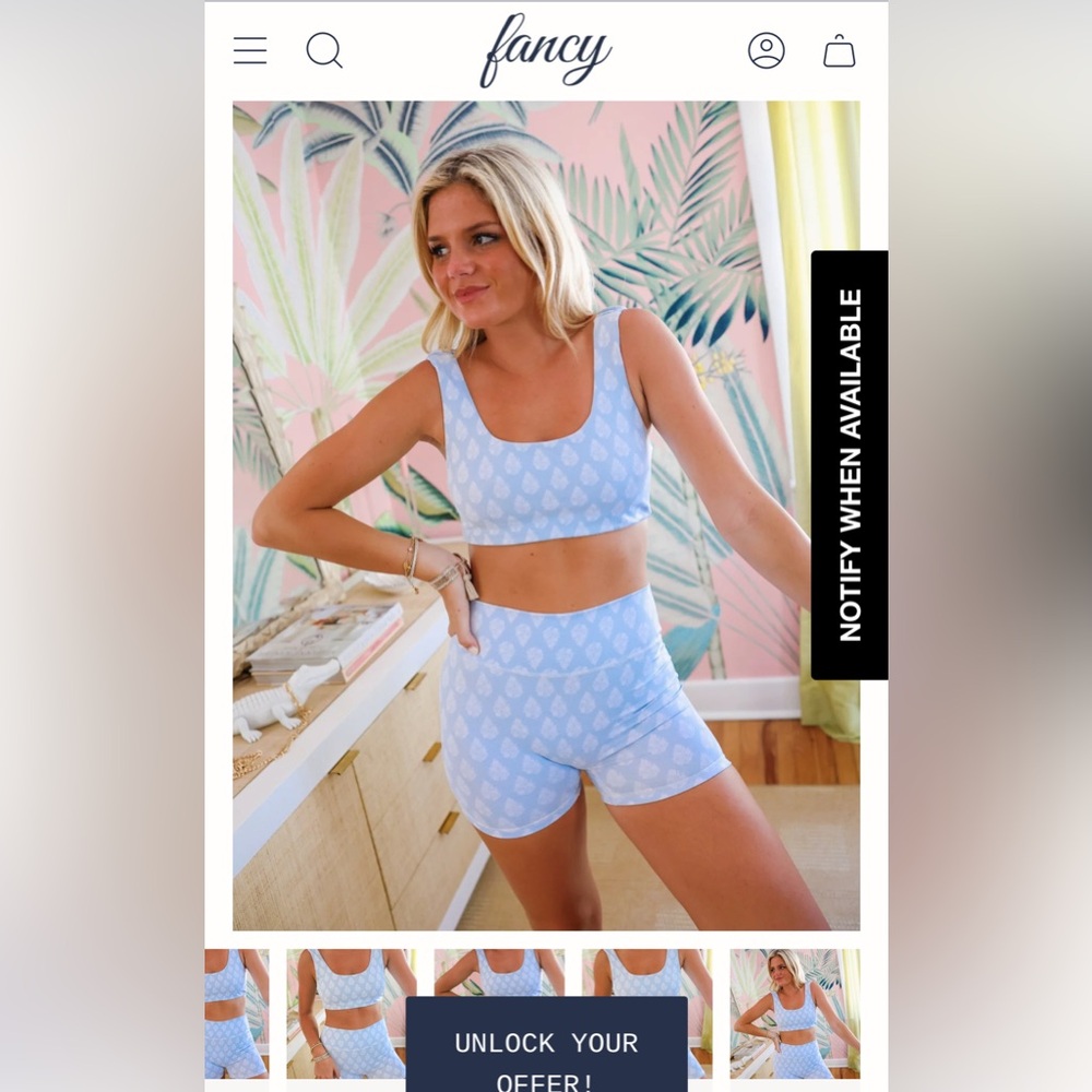 Light Blue Women's Sports Bra and Shorts Set